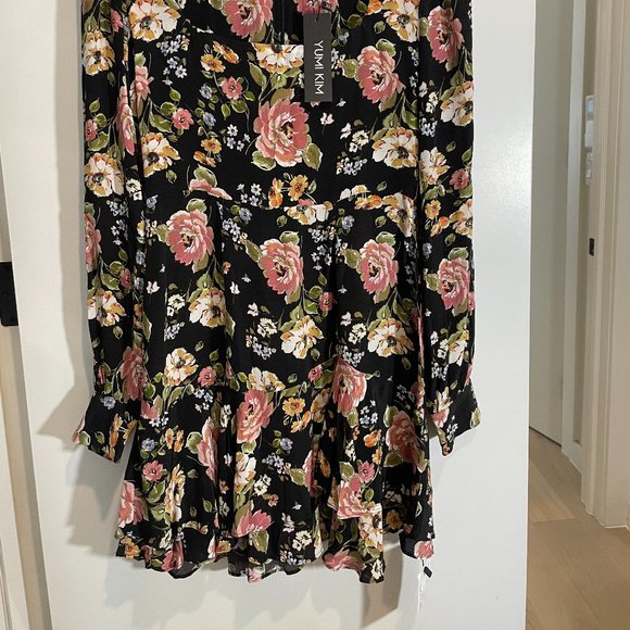 NWT Yumi Kim Mini Dress - Black Floral - Sz 4 - Picture 4 of 8